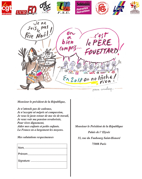 carte de voeux macron
