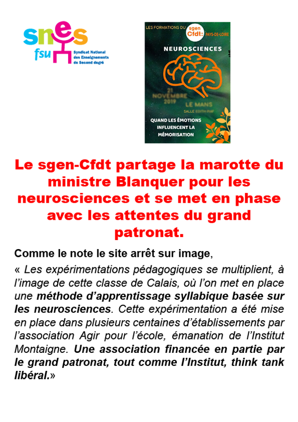 neurosciences